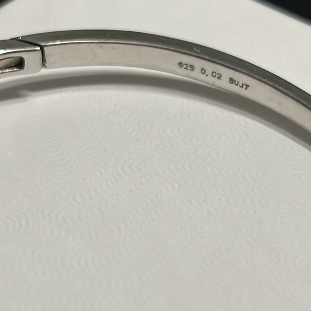 Sterling Silver Infinity Bangle Bracelet - image 3